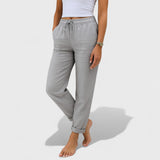 Klára - lněné Strečové Kalhoty