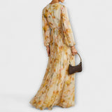Tamarka - Květinové zavinovací maxi šaty