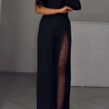 Ines - Moderní overal s širokými nohavicemi