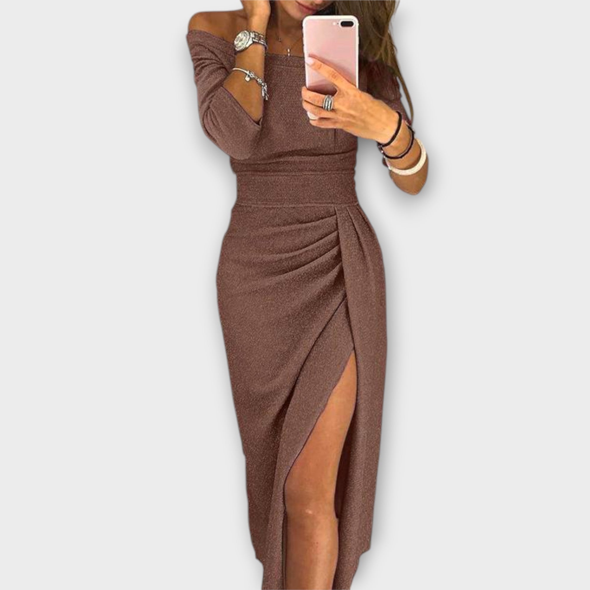 Marika - Elegantní šaty s odhalenými rameny