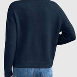 Karolína – Prémiový svetr s krajkou ve výstřihu do V