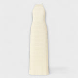 Radislava – Maxi šaty s halter výstřihem