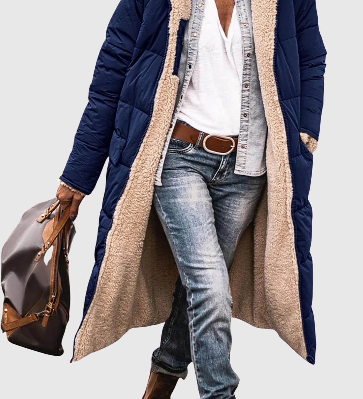 Inka | Teplá prošívaná bunda s kapucí