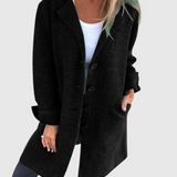 Léonie | Uvolněný dlouhý podzimní kabát