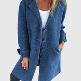 Léonie | Uvolněný dlouhý podzimní kabát