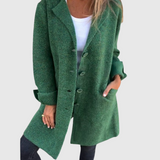 Léonie | Uvolněný dlouhý podzimní kabát