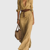 Svatava - Dlouhé šaty s límečkem