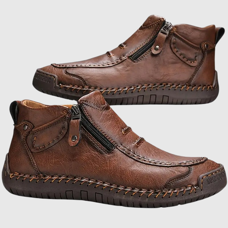 Oksana - Ortopedické Kožené Boty - Prémiová Edice