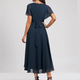 Elara - Večerní šaty s výstřihem do V