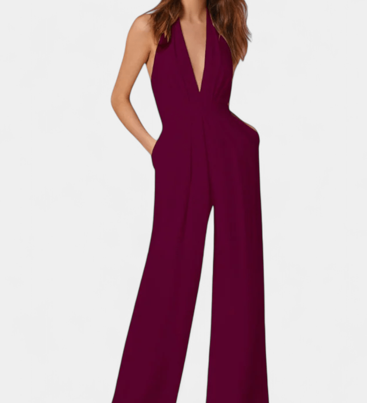 Fialový dámský overal