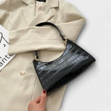 Valerie - Lesklá kožená taška přes rameno