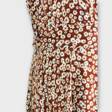 Gita - Letní boho maxi šaty bez rukávů s květinovým vzorem