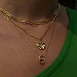 Ibiškový náhrdelník