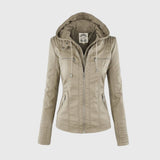 KAROLINE™ Stylová a jedinečná kožená bunda