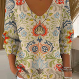 MARGAUX | Pletený svetr s výstřihem do V