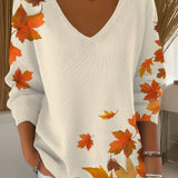 CELESTE | Svetr s výstřihem do V