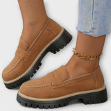 Primrose - Retro platformové mokasíny