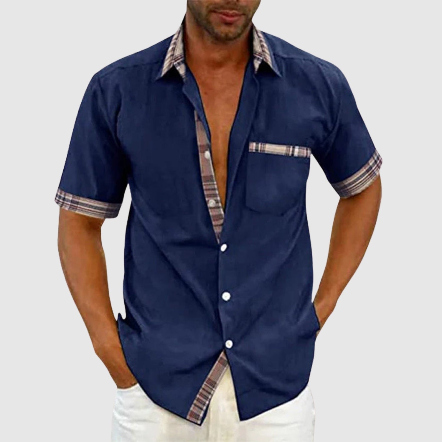 Milan | Ležérní košile s krátkým rukávem