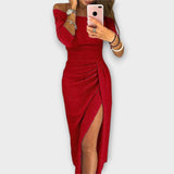 Marika - Elegantní šaty s odhalenými rameny