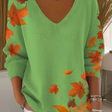 CLEMENCE | Svetr s výstřihem do V