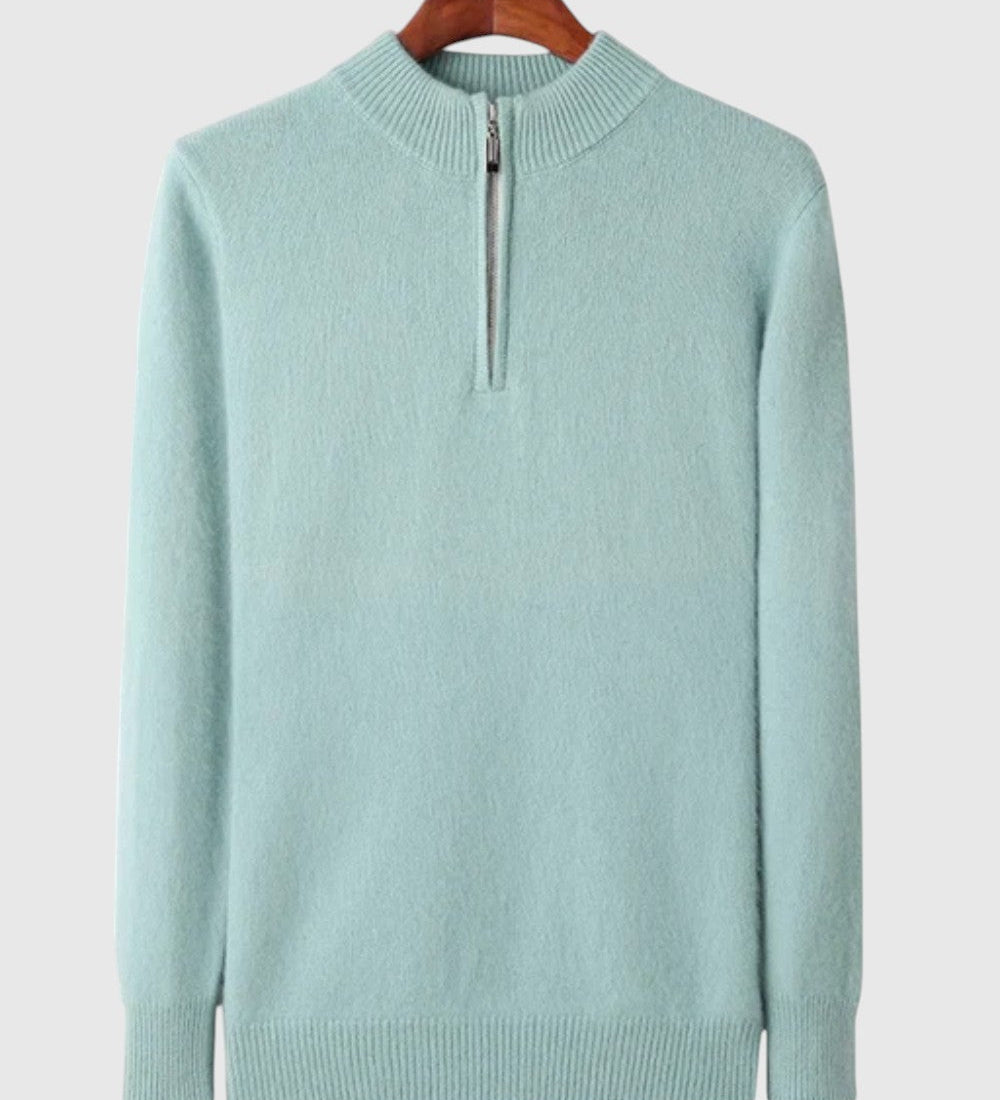 Perla - Kardigan z kašmíru Genève se zipem