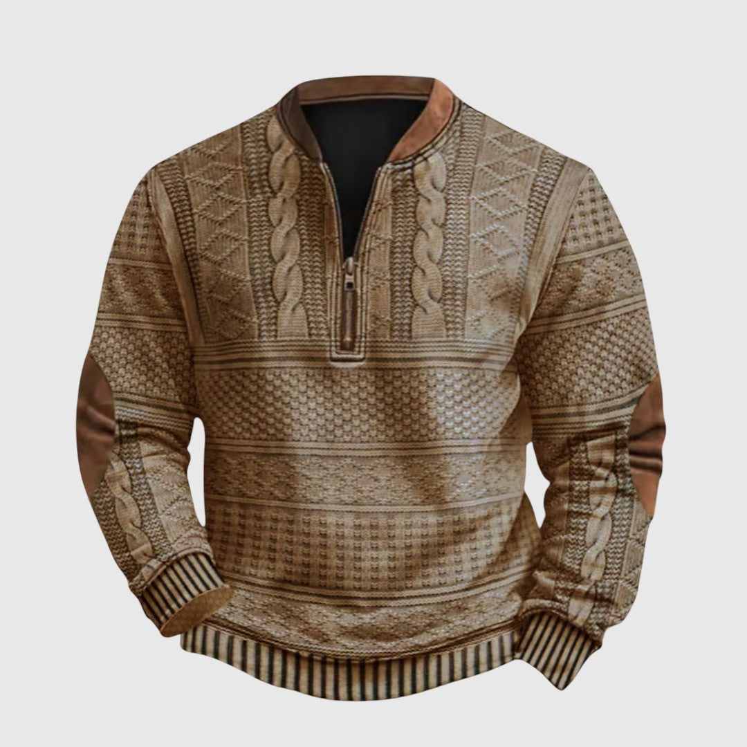 Charles | Svetr s polovičním zipem