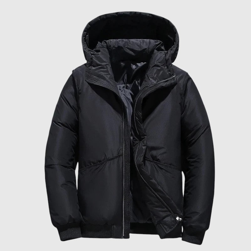 Josef - Prošívaná ass s kapucí a odolnou úpravou