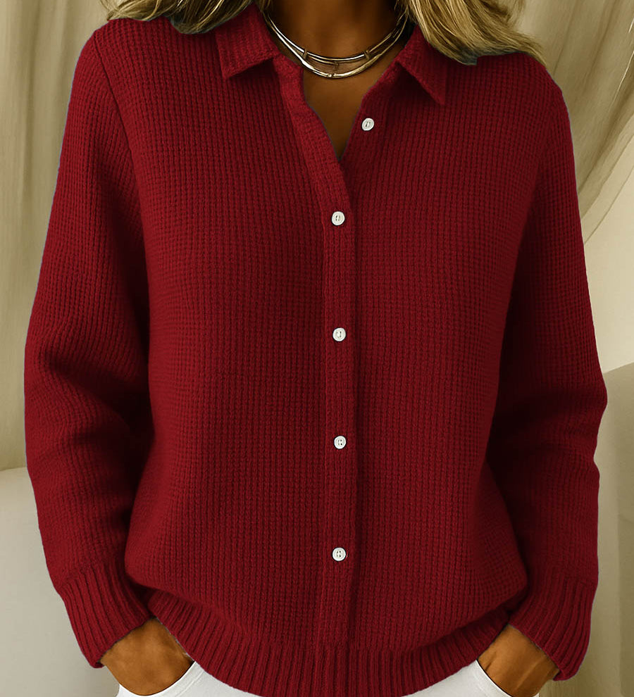 Tereza | Klasický pletený kardigan na knoflíky