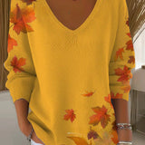 AURELIE | Svetr s výstřihem do V