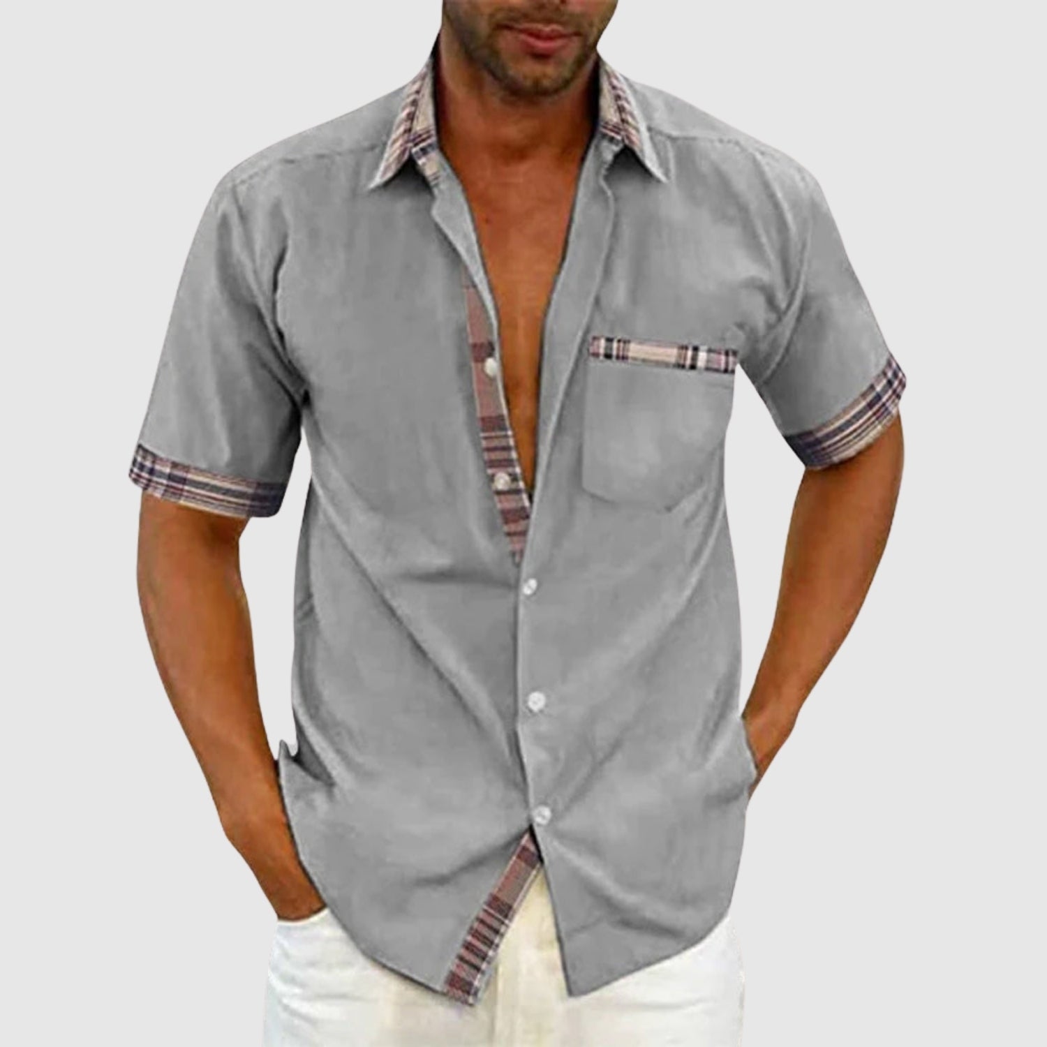 Milan | Ležérní košile s krátkým rukávem