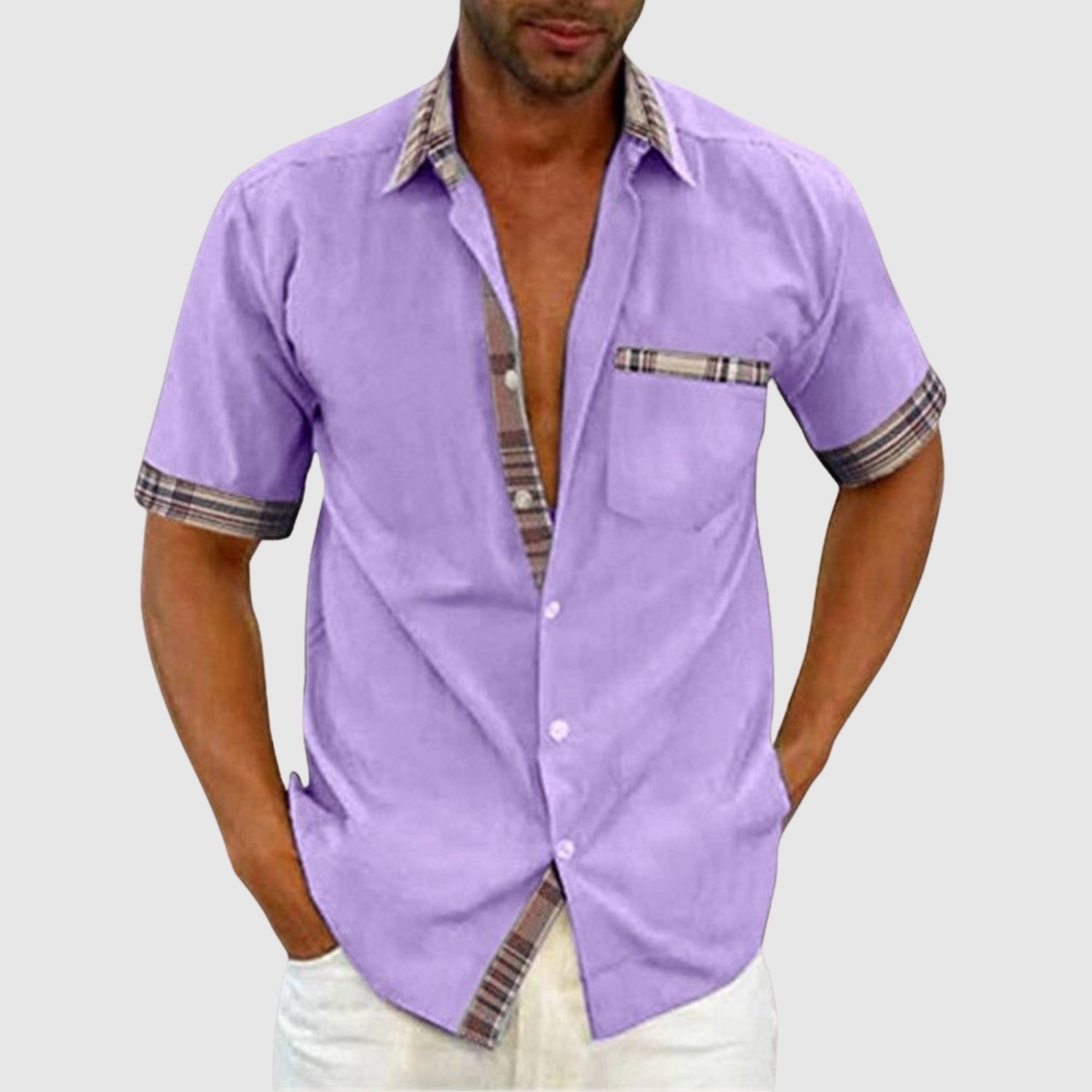 Milan | Ležérní košile s krátkým rukávem