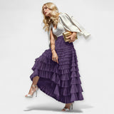 Elegantní Sukně s Tylovou Dekorativní Detail