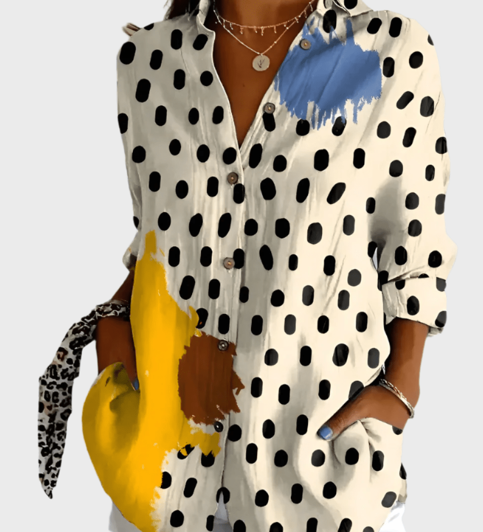 Bavlněná květinová košile