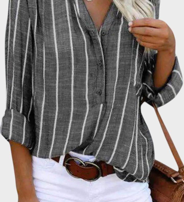 Débora - Ručně vyráběná pruhovaná košile