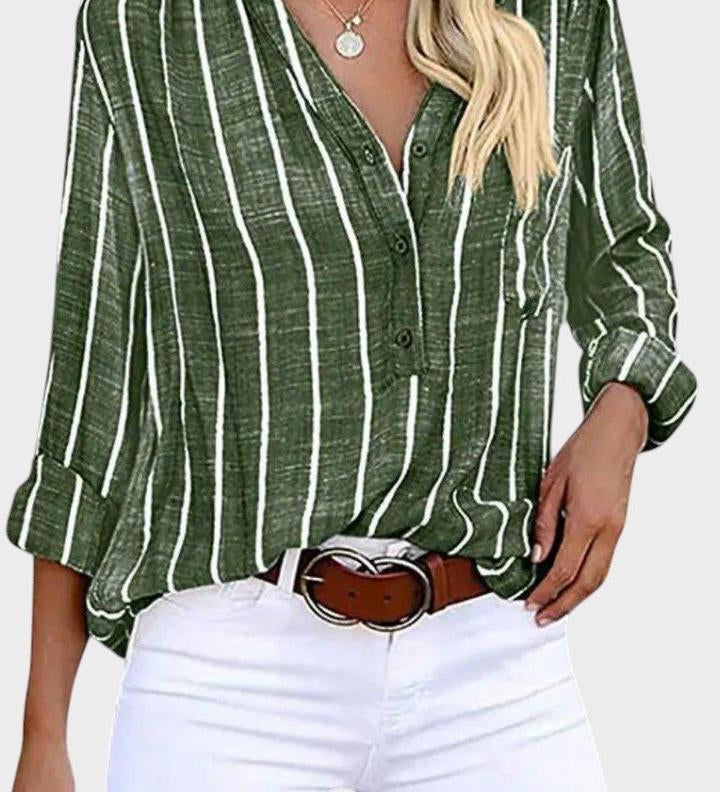 Débora - Ručně vyráběná pruhovaná košile