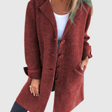 Léonie | Uvolněný dlouhý podzimní kabát