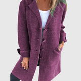 Léonie | Uvolněný dlouhý podzimní kabát