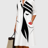 Leonie - Elegantní šaty s uměleckým nádechem pro výjimečné příležitosti