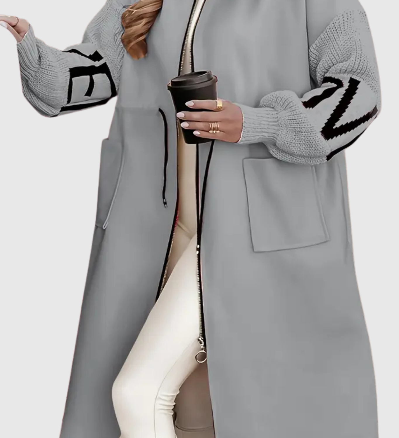 Monika | Elegantní Kapucňový Kabát