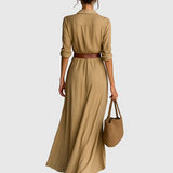 Svatava - Dlouhé šaty s límečkem