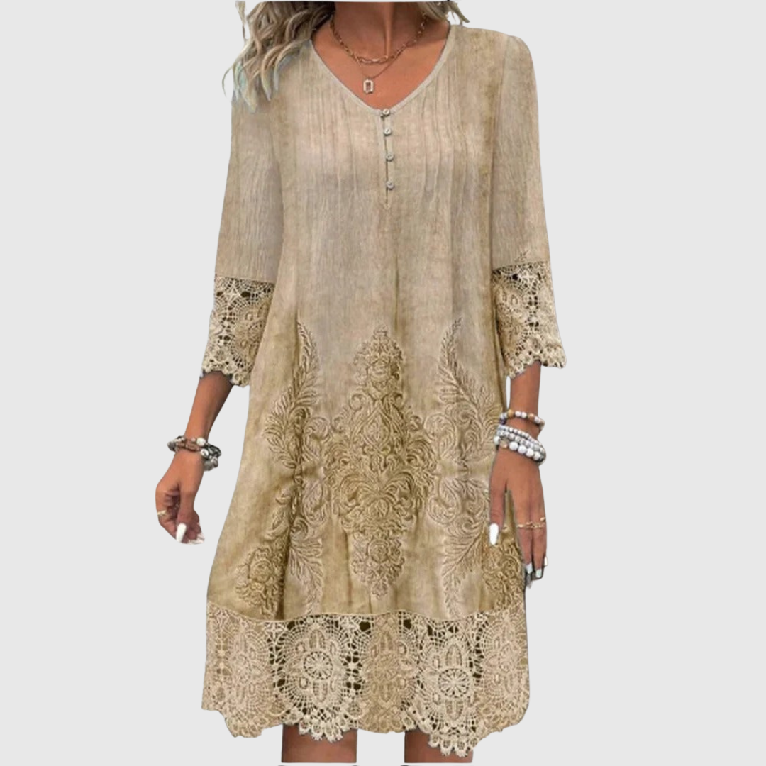 Ursule - Elegantní šaty z české krajky