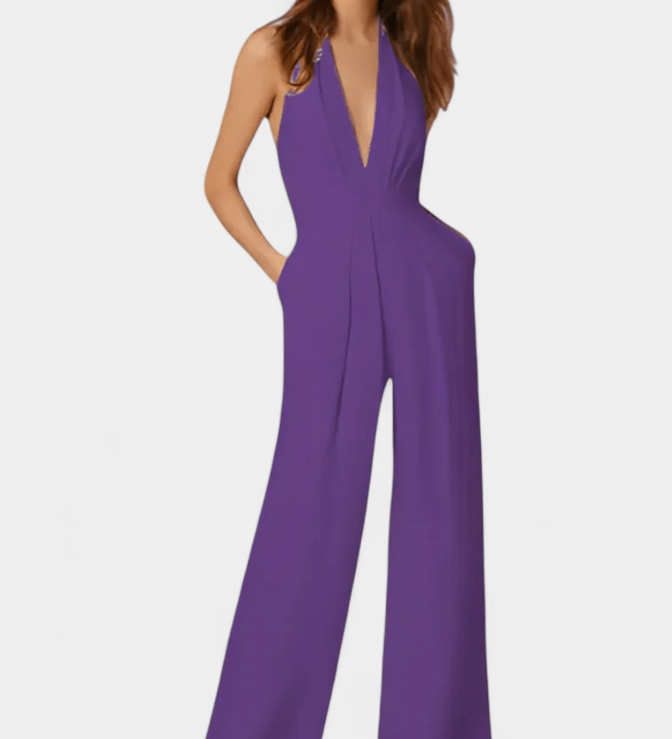 Fialový dámský overal