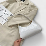 Valerie - Lesklá kožená taška přes rameno