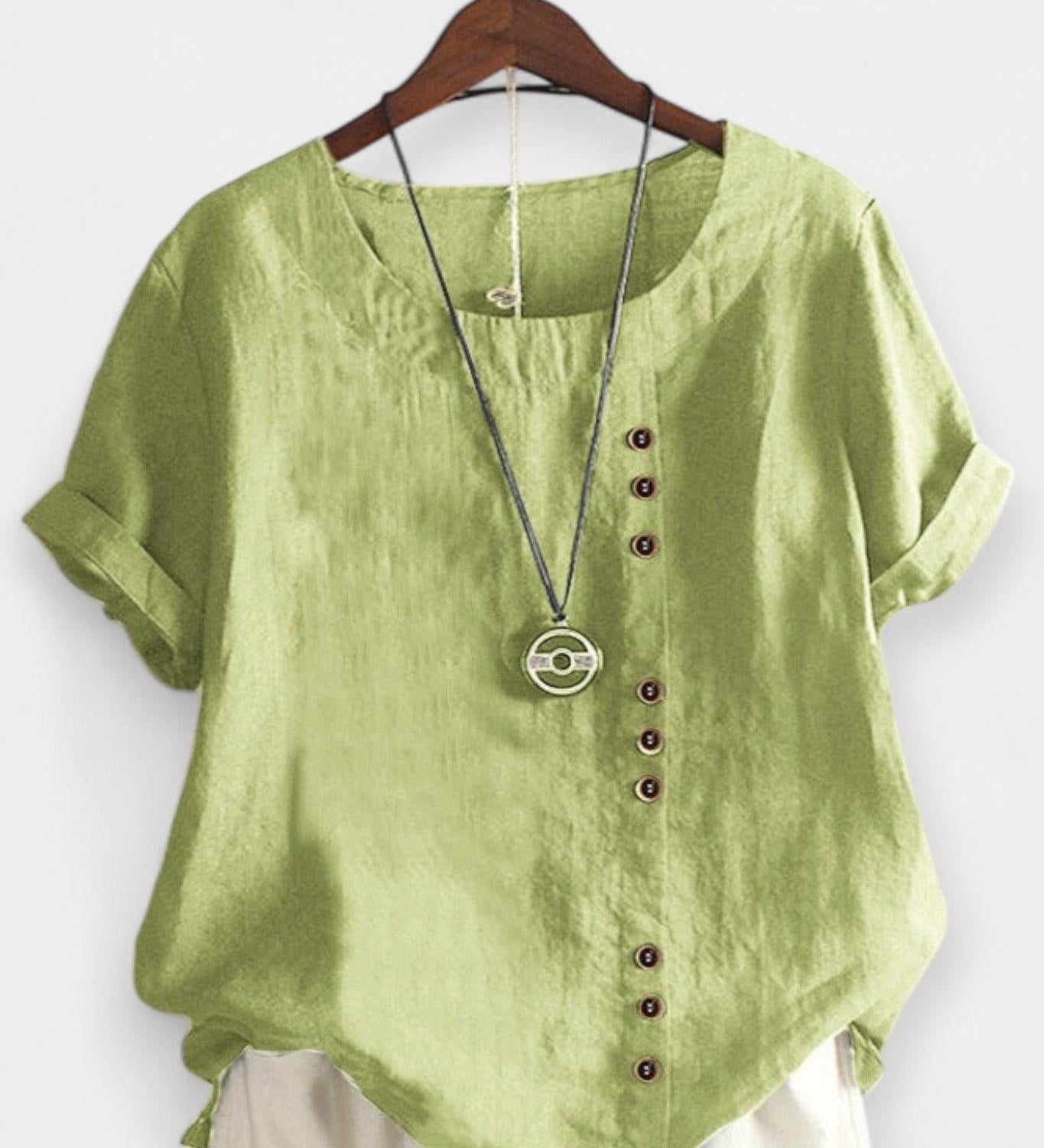 Krátký rukáv s knoflíky