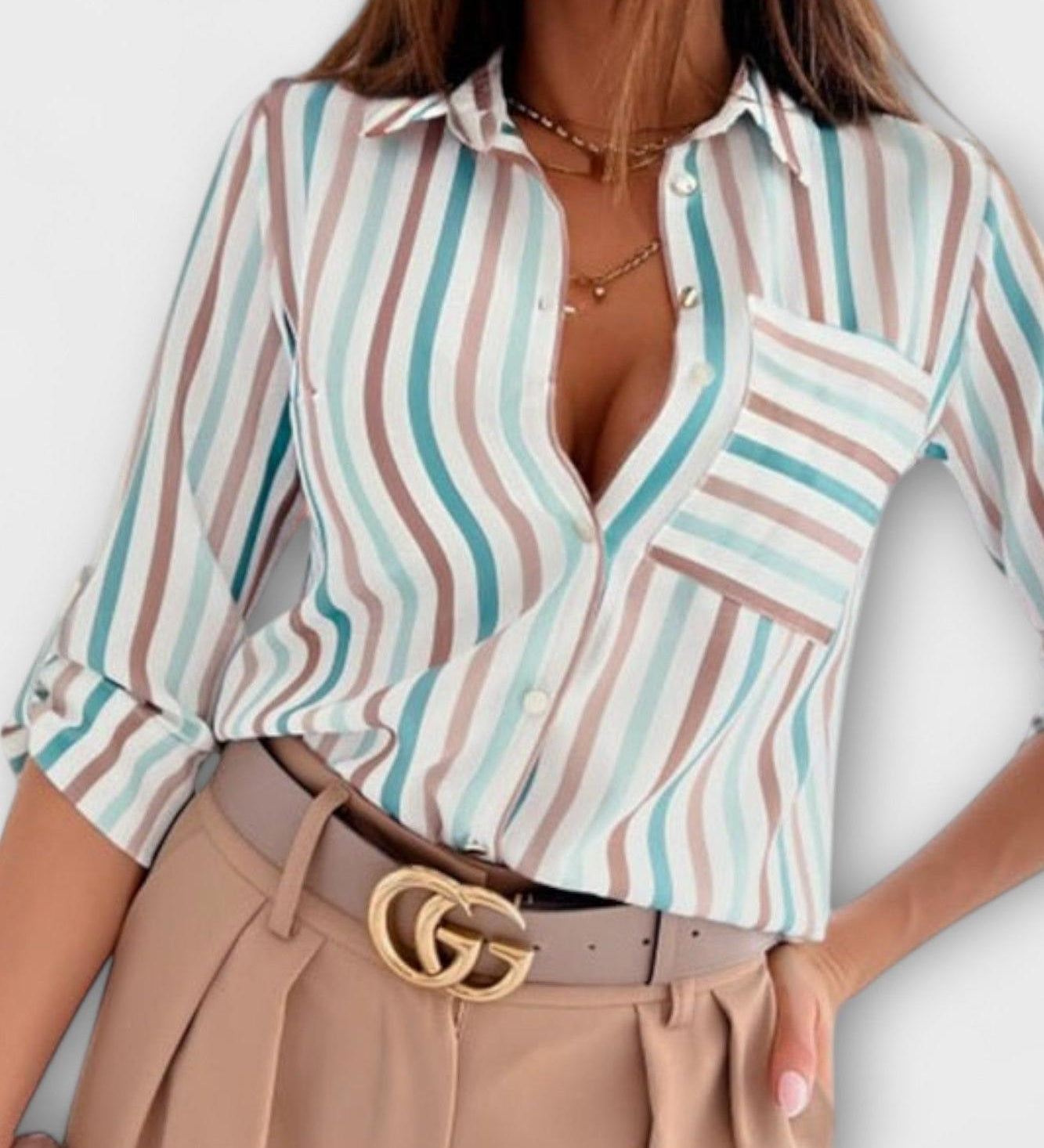 Maria - Halenka s klasickým límcem