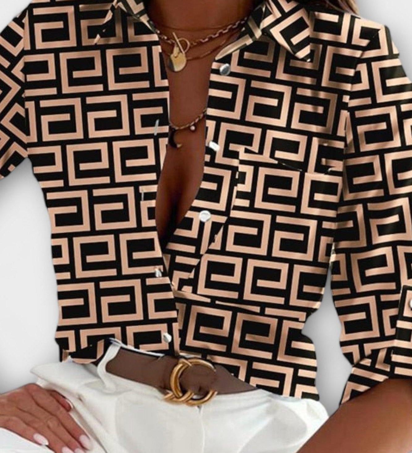 Maria - Halenka s klasickým límcem