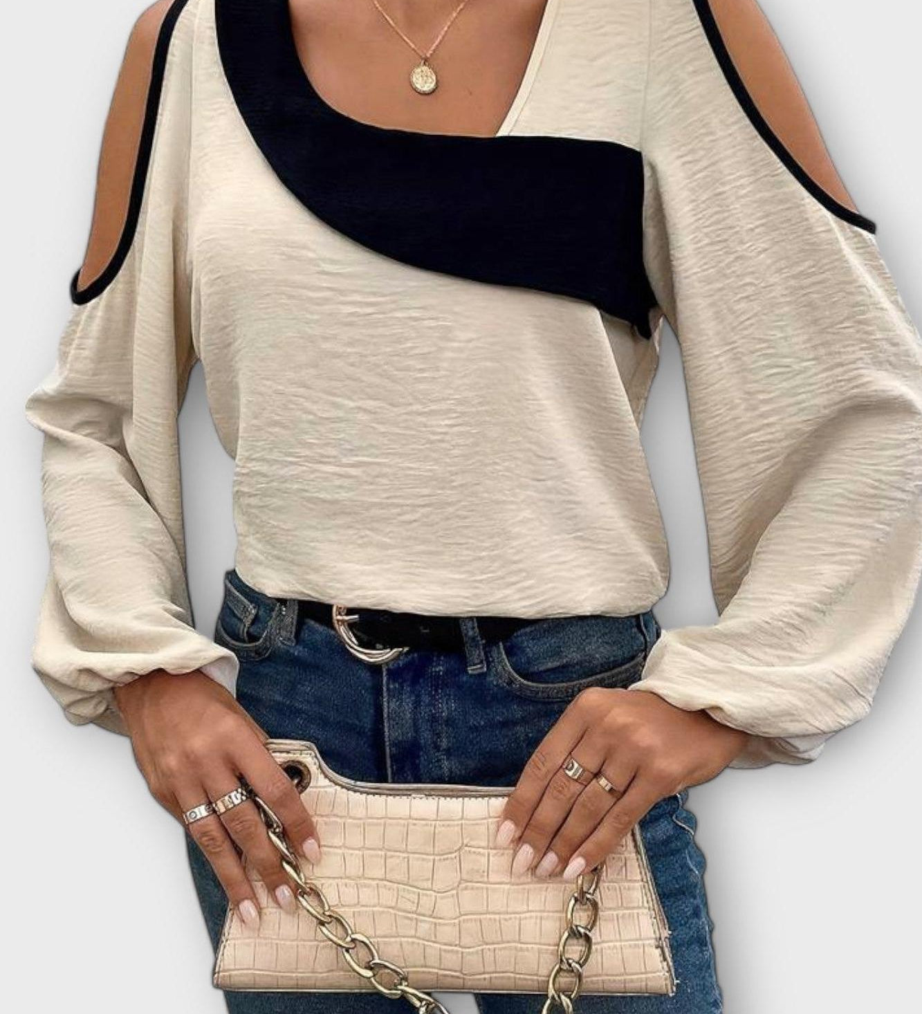 Mariana - Tričko s obdélníkovým výstřihem