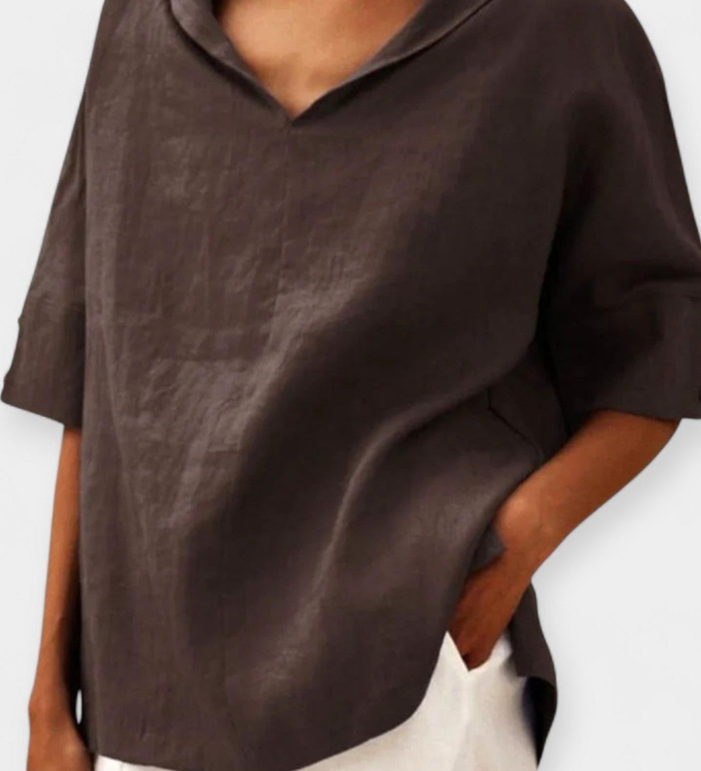 Měkká lněná košile