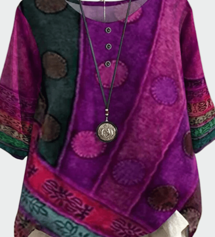 Měkké tričko s uměleckým motivem