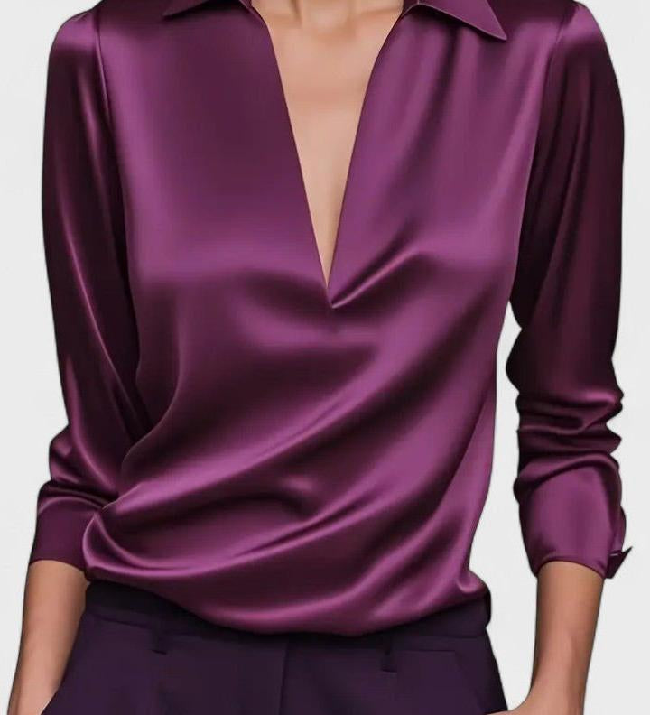 Nádia - Prémiová V-krční halenka